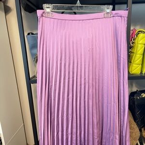 JCrew pleated midi skirt